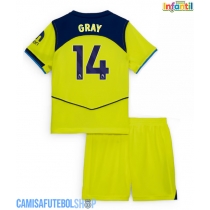 Camisa de time de futebol Tottenham Hotspur Archie Gray #14 Replicas 3º Equipamento Infantil 2025-26 Manga Curta (+ Calças curtas)